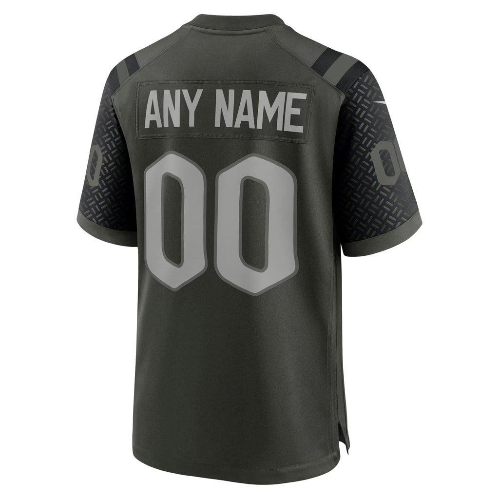 New York Jets Green 2025 Rivalries Custom Game Jersey