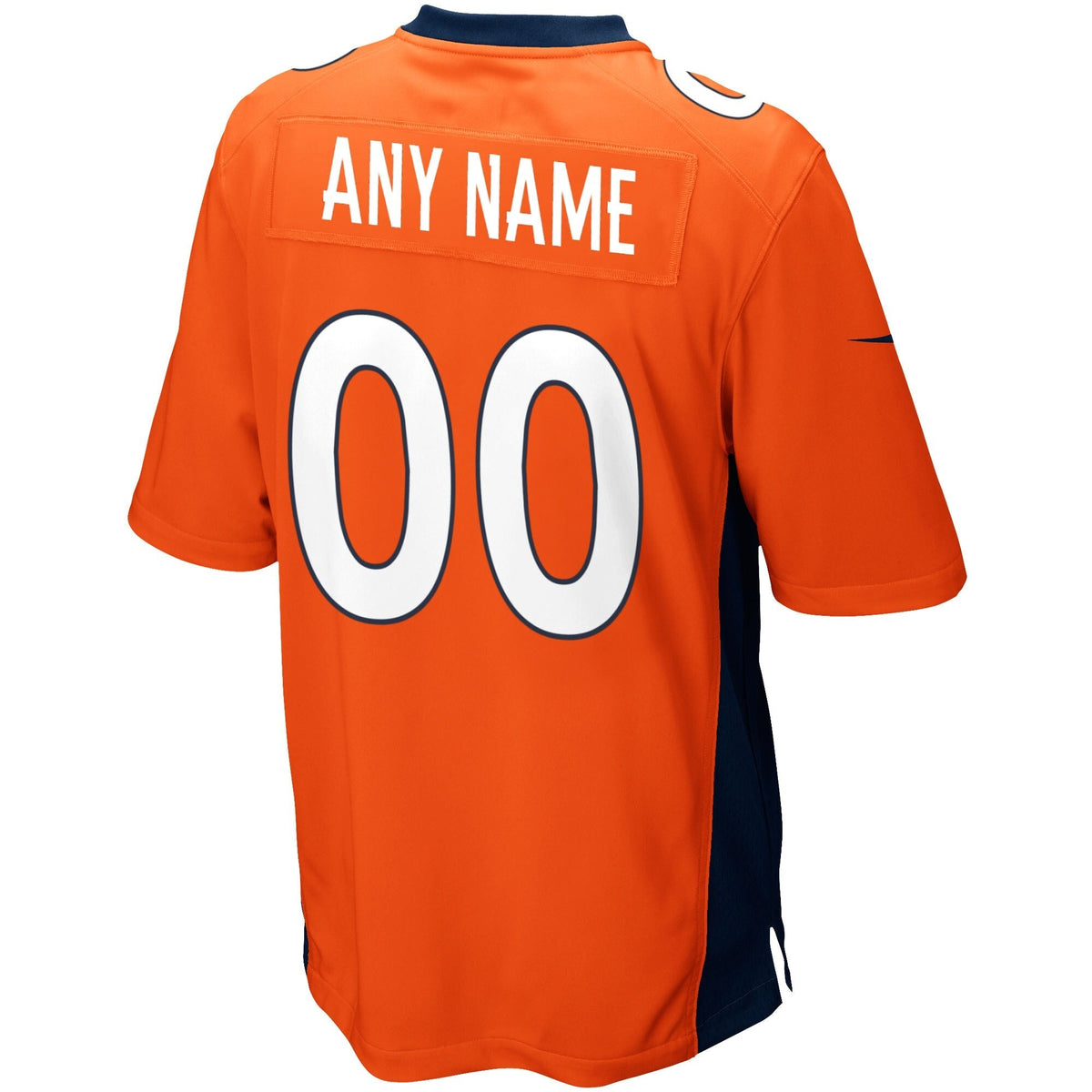 Denver Broncos Custom Game Jersey Orange