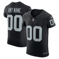 Las Vegas Raiders Black Stitched Elite Custom Jersey