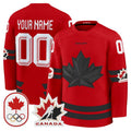 Custom Canada 2026 Olympic Jersey Red