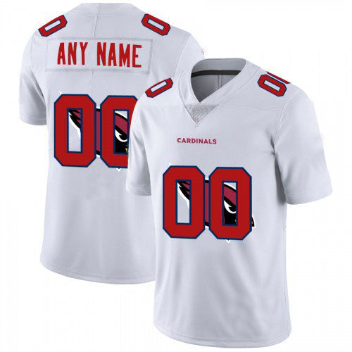 Custom Arizona Cardinals Jersey Limited White Stitched Team Big