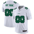 Custom New York Jets White Team Big Stitched Limited Jersey Stitched Jerseys