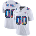 Custom Dallas Cowboys White Crucial Catch Stitched Limited Stitched Jerseys