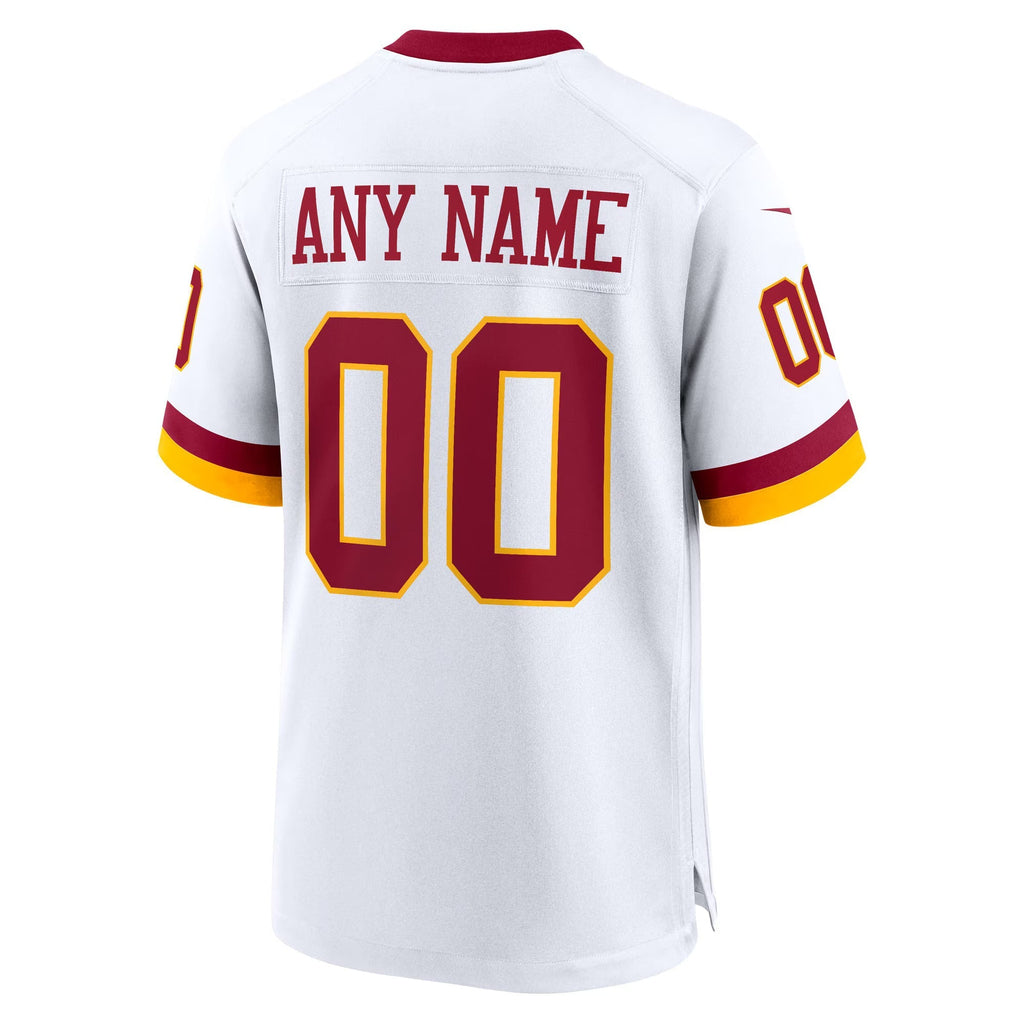 Washington Commanders White Game Super Bowl Custom Jersey