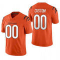 Custom Cincinnati Bengals 2021 New Orange Stitched Limited Stitched Jerseys
