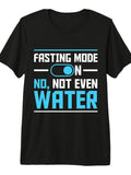 Fasting Mode On No Not Even Water Happy Ramadan Mubarak Tri-Blend T-Shirt Cotton