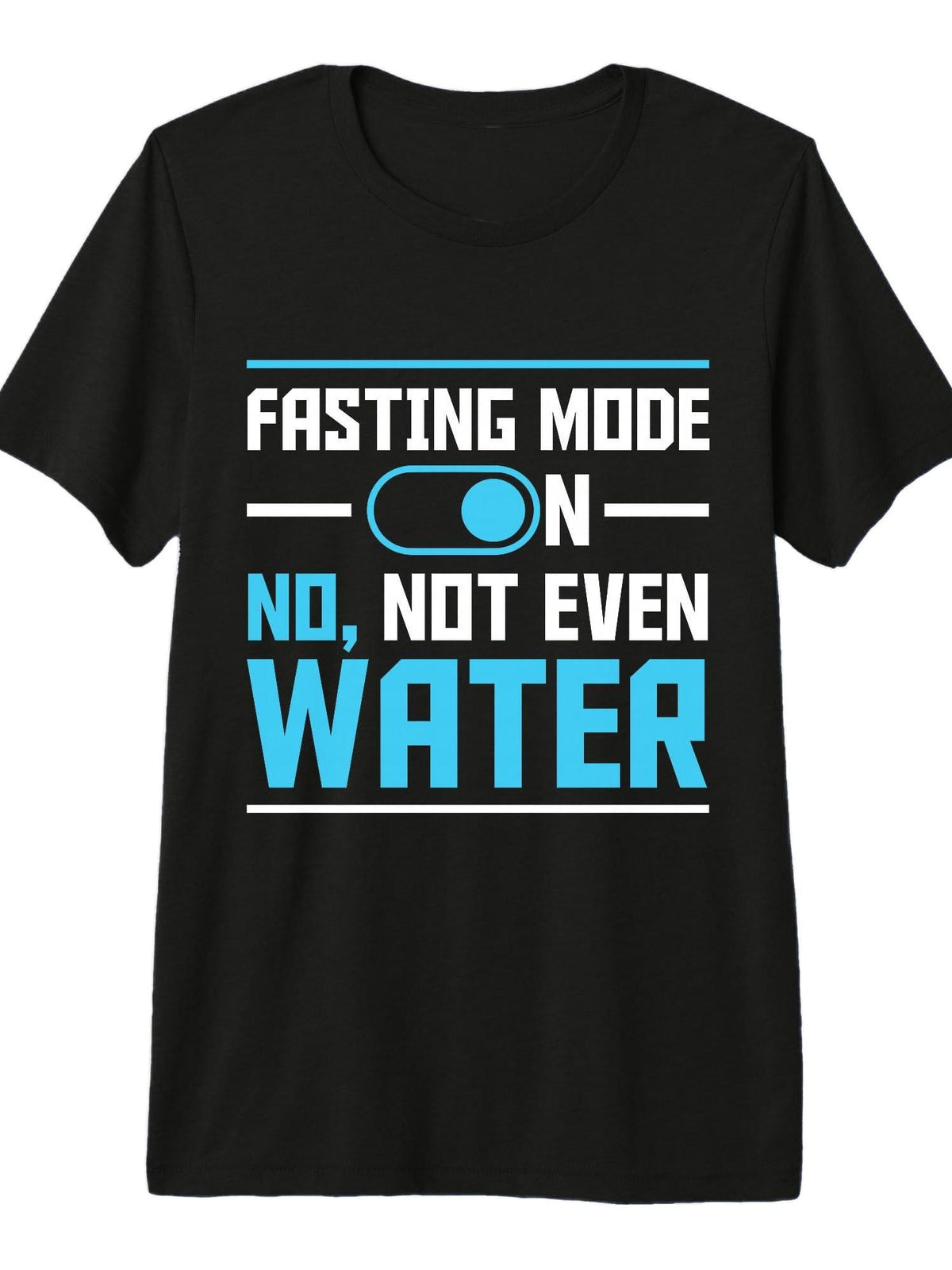 Fasting Mode On No Not Even Water Happy Ramadan Mubarak Tri-Blend T-Shirt Cotton