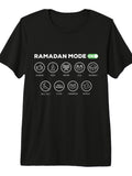 Ramadan Mode On Islamic Fasting Mode On Eid Al Fitr Tri-Blend T-Shirt Cotton