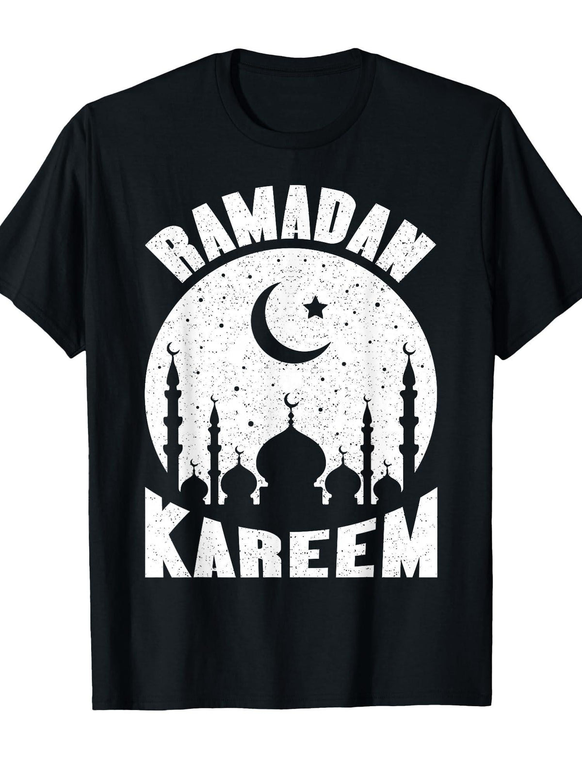 Ramadan Kareem Islamic Arabic Happy Ramadan Muslim T-Shirt Cotton