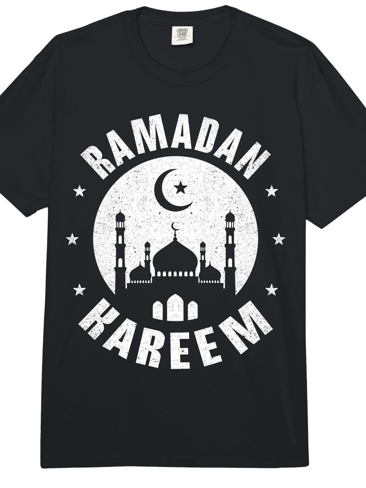 Ramadan Kareem Islamic Muslim Happy Ramadan Allah Comfort Colors Adult T-Shirt Cotton
