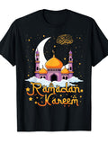 Ramadan Kareem Happy Ramadan Muslim Islamic Kid T-Shirt Cotton
