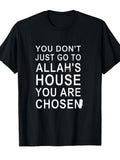 Eid Adha Mubarak Father Hajj Gift Ramadan Umrah Time T-Shirt Cotton