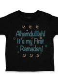 Toddler T-Shirt Islam Alhamdullilah Its My First Ramadan Arabic Cotton Best Islam Clothes Amazing Islam Baby Cotton