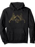 Ramadan T-shirt, Muslem and Adha Pullover Hoodie Ramadan Black Cotton Long Sleeve
