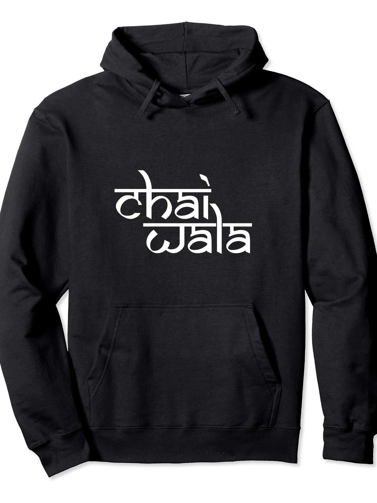 Funny Chai Wala shirt for Barrista at Home (Tea Guy) Tee Pullover Hoodie Ramadan Black Cotton Long Sleeve