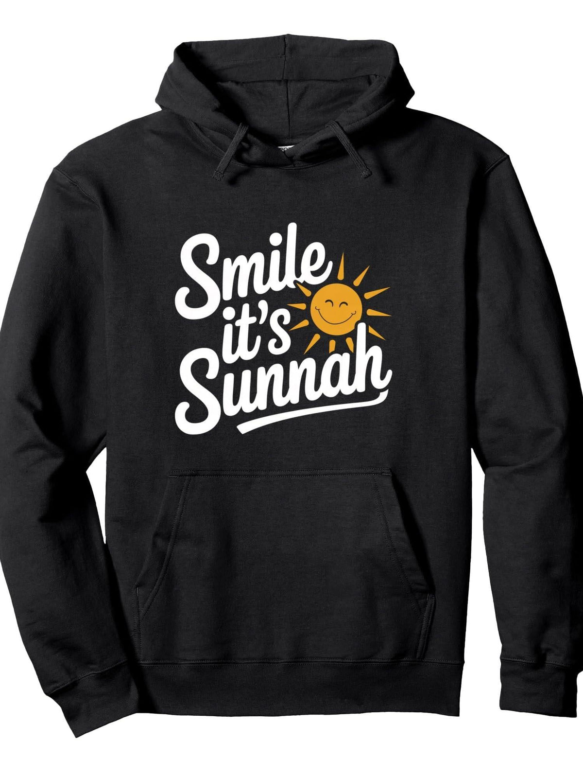Smile Its Sunnah Meme As One Of Smile Is Sunnah Quotes Pullover Hoodie Ramadan Black Cotton Long Sleeve