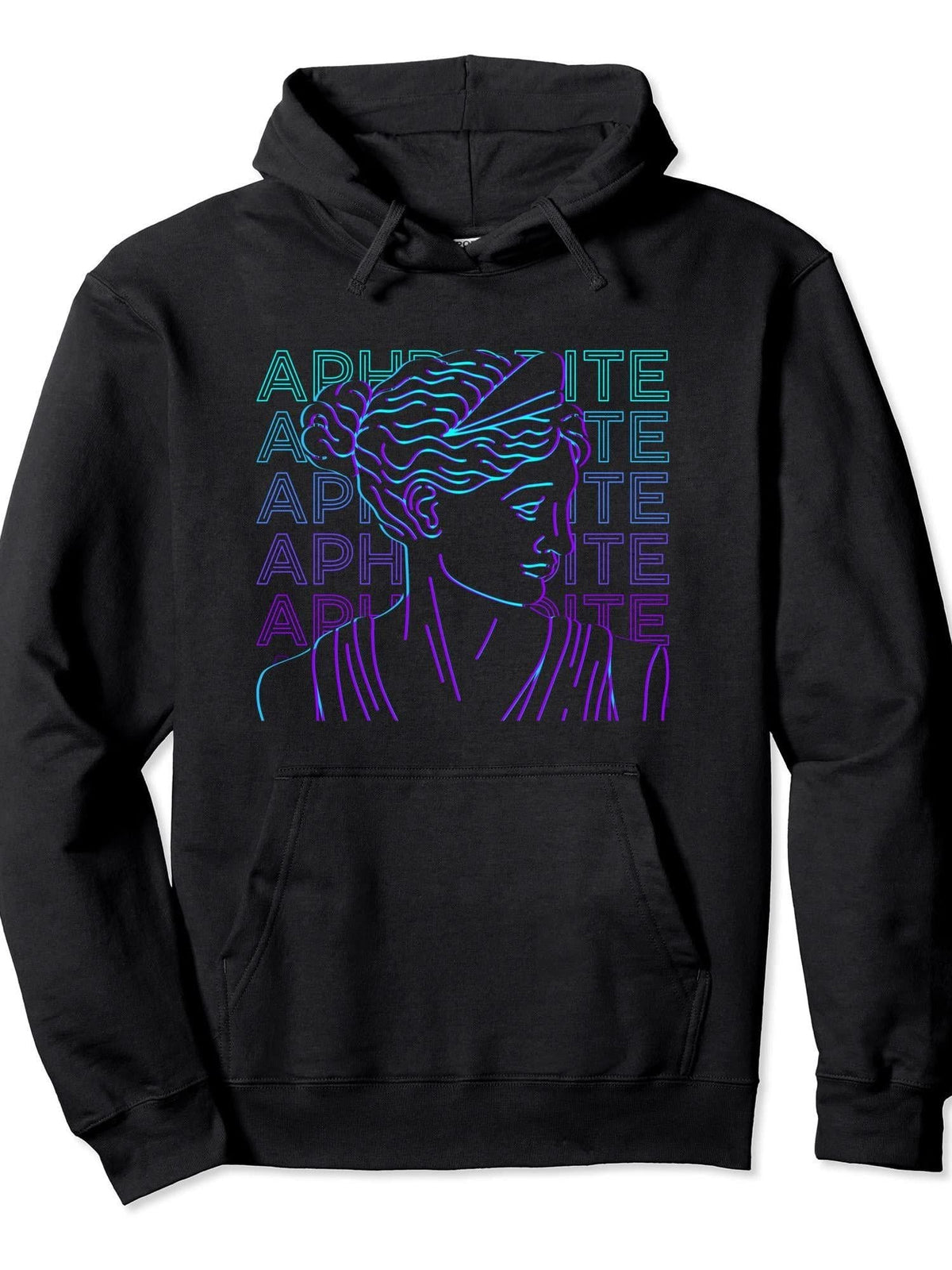 Aphrodite Greek Goddess Of Love Beauty Retro Aphrodite Pullover Hoodie Ramadan Black Cotton Long Sleeve