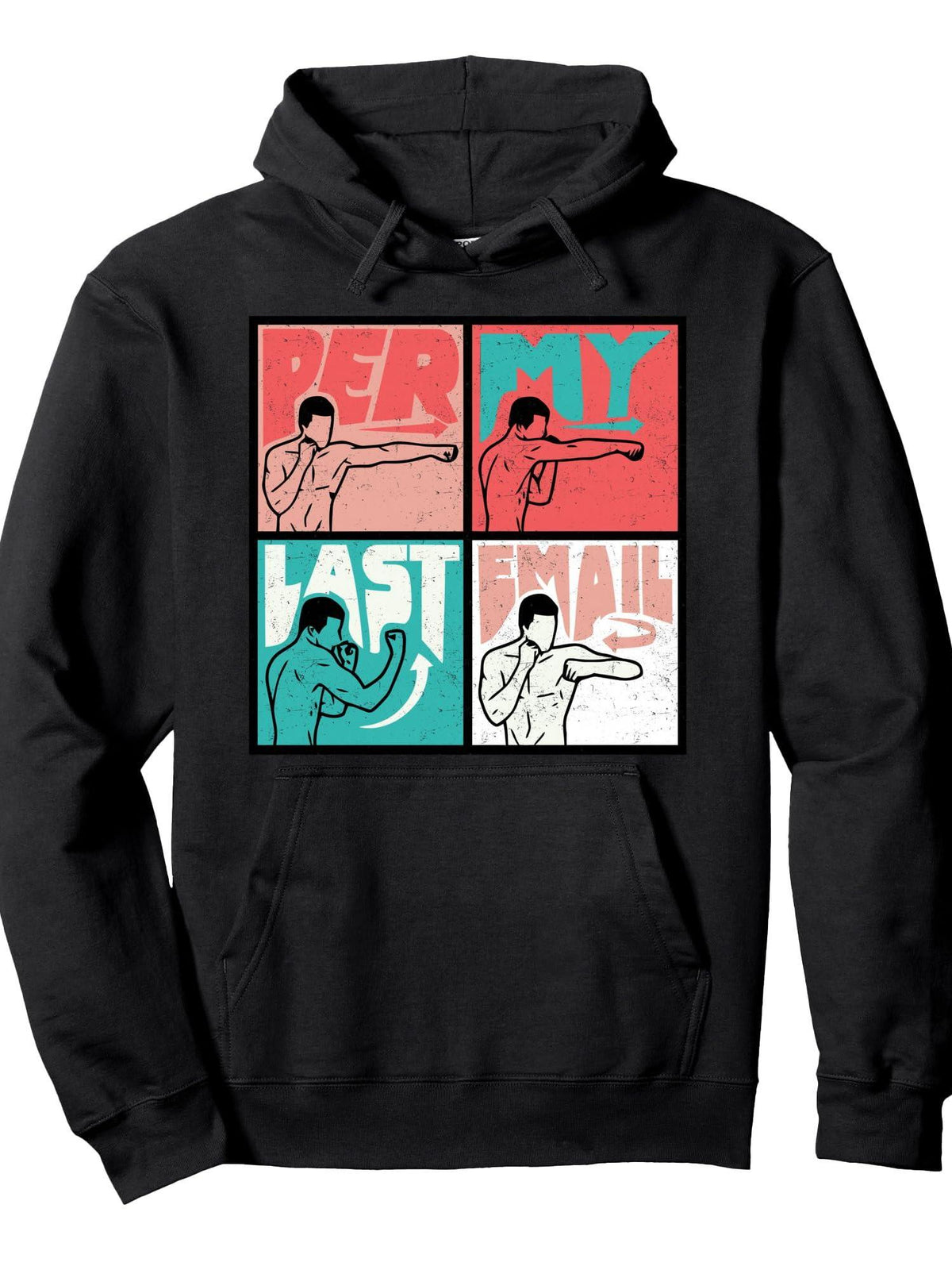 Per My Last Email, Funny Vintage Per My Last Email Pullover Hoodie Ramadan Black Cotton Long Sleeve