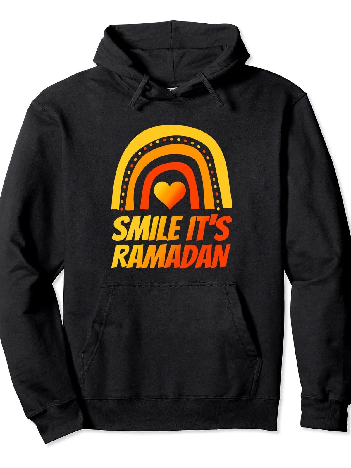 Ramadan Shirt Muslim T Shirt Eid Clothes Ramadan Mubarak Pullover Hoodie Ramadan Black Cotton Long Sleeve