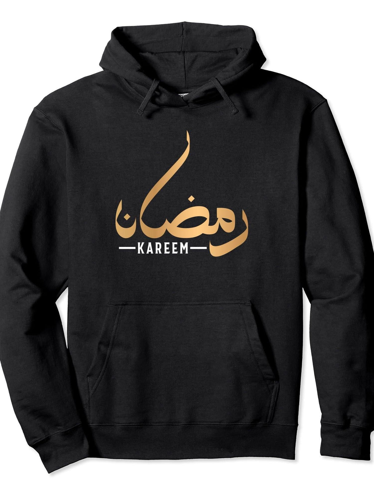 Ramadan Mubarak Islamic Muslim Ramadan Kareem Boys Kids Pullover Hoodie Ramadan Black Cotton Long Sleeve