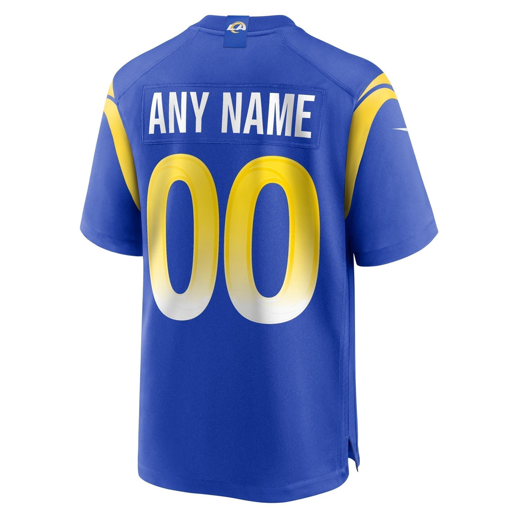 Los Angeles Rams Super Bowl LVI Game Custom Jersey Royal