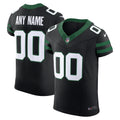 New York Jets Legacy Black Alternate Stitched Elite Custom Jersey