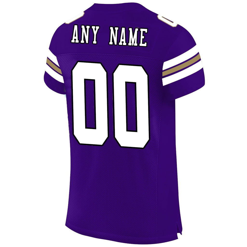 Custom B.Ravens Football Jerseys Team Name And Number for Men Youth Women Purples Jersey