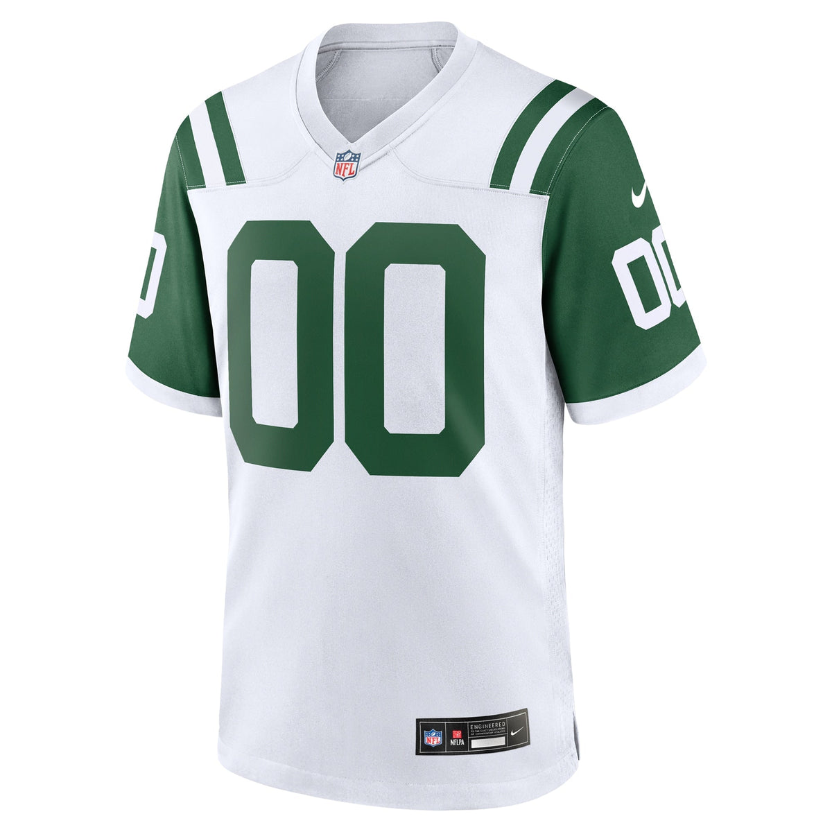 New York Jets Classic Alternate Custom Replica Jersey White