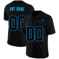 Custom Carolina Panthers Football Jerseys American Black Stitched Name And Number