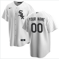 Mens Chicago White Sox White Home Replica Custom Jersey