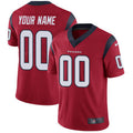 Mens Houston Texans Red Custom Game Jersey