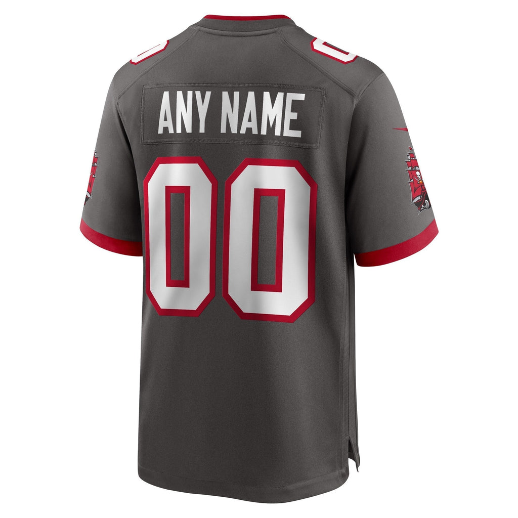 Tampa Bay Buccaneers Alternate Custom Game Jersey Pewter