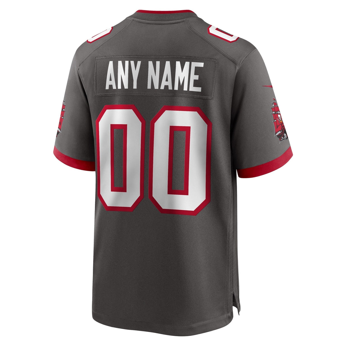 Tampa Bay Buccaneers Alternate Custom Game Jersey Pewter