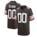 Custom Cleveland Browns Cedric Tillman Brown 2023 Draft Pick Game Stitched Jerseys
