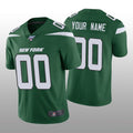Custom New York Jets Green Stitched Limited 100th Season Jersey Stitched Jerseys