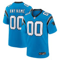 Carolina Panthers Alternate Custom Game Jersey Blue