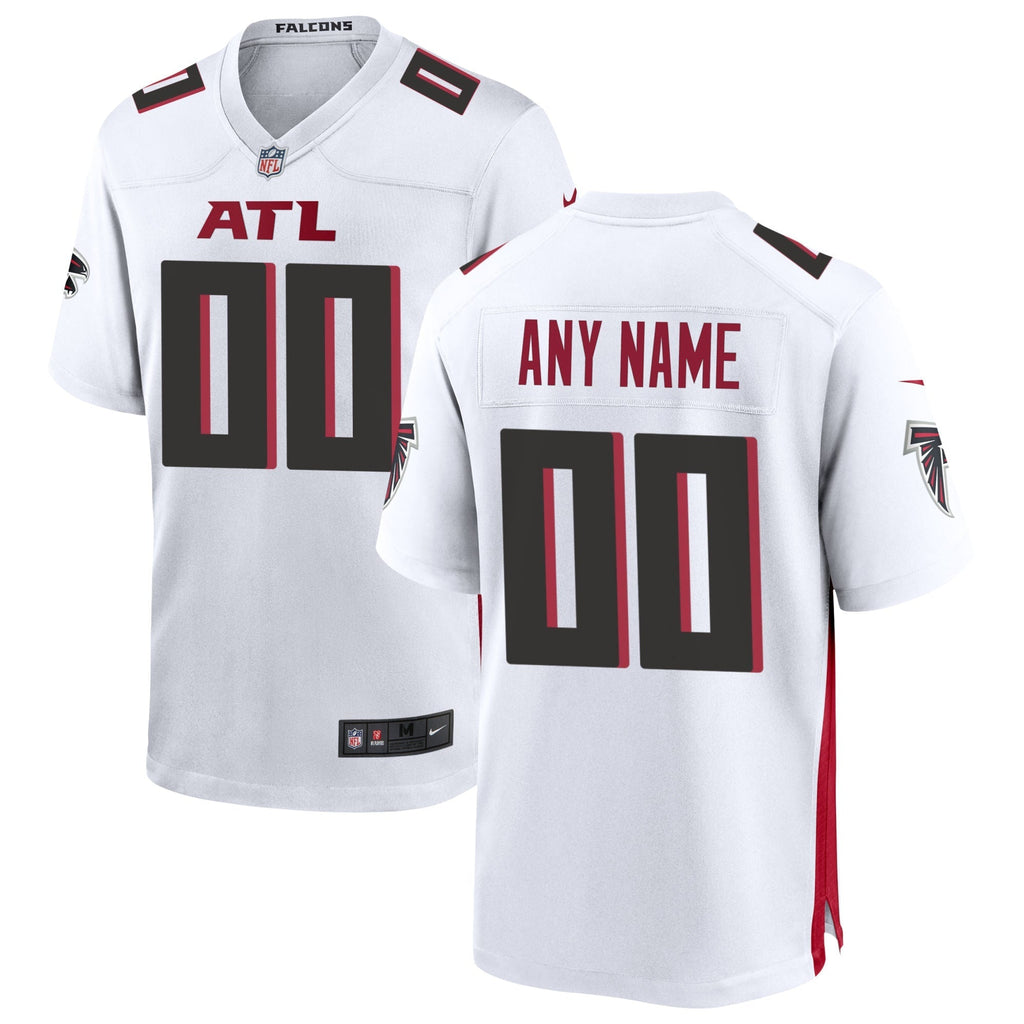 Atlanta Falcons Custom Game Jersey White