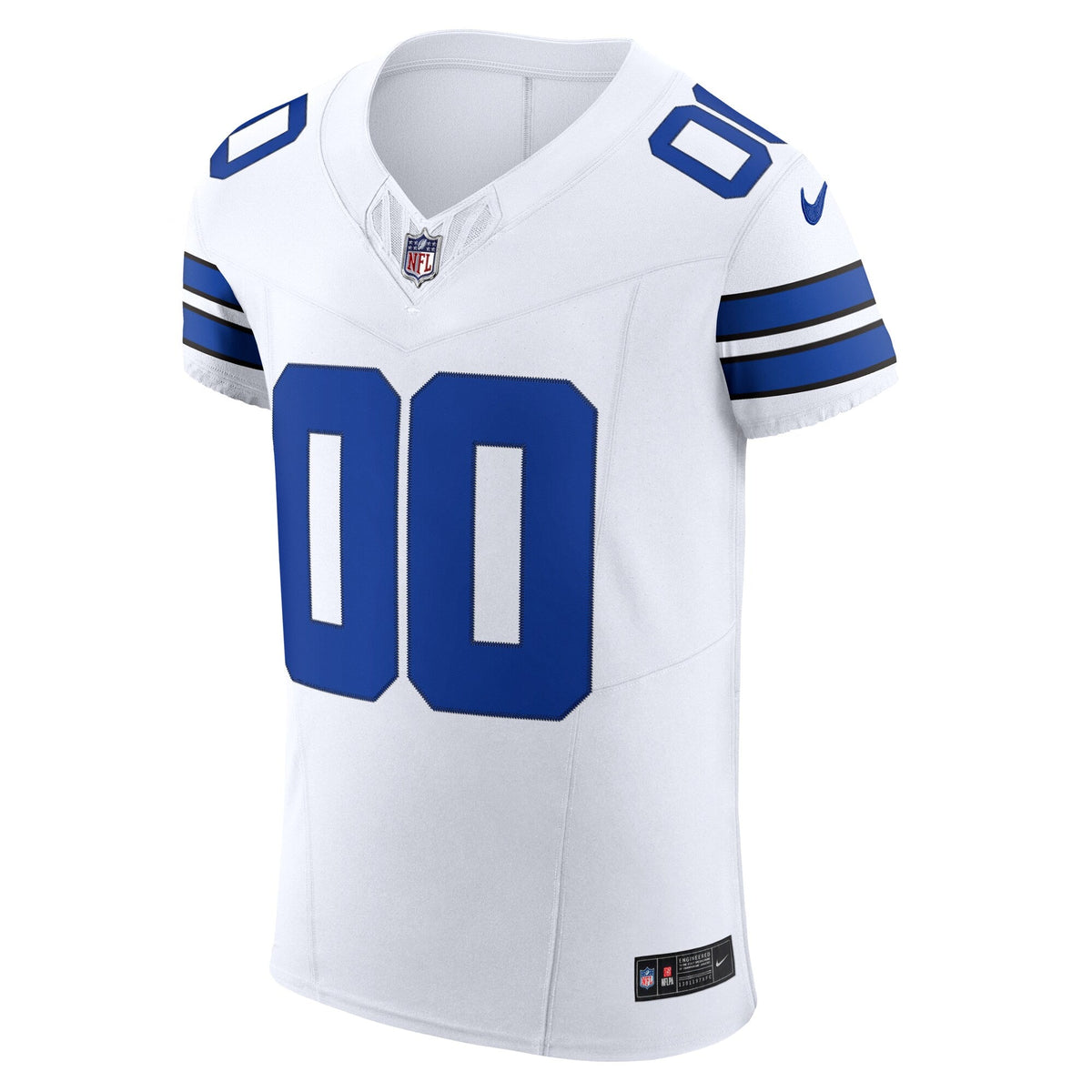 Dallas Cowboys White Stitched Elite Custom Jersey