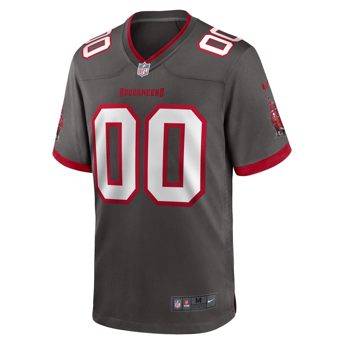 Tampa Bay Buccaneers Alternate Custom Game Jersey Pewter