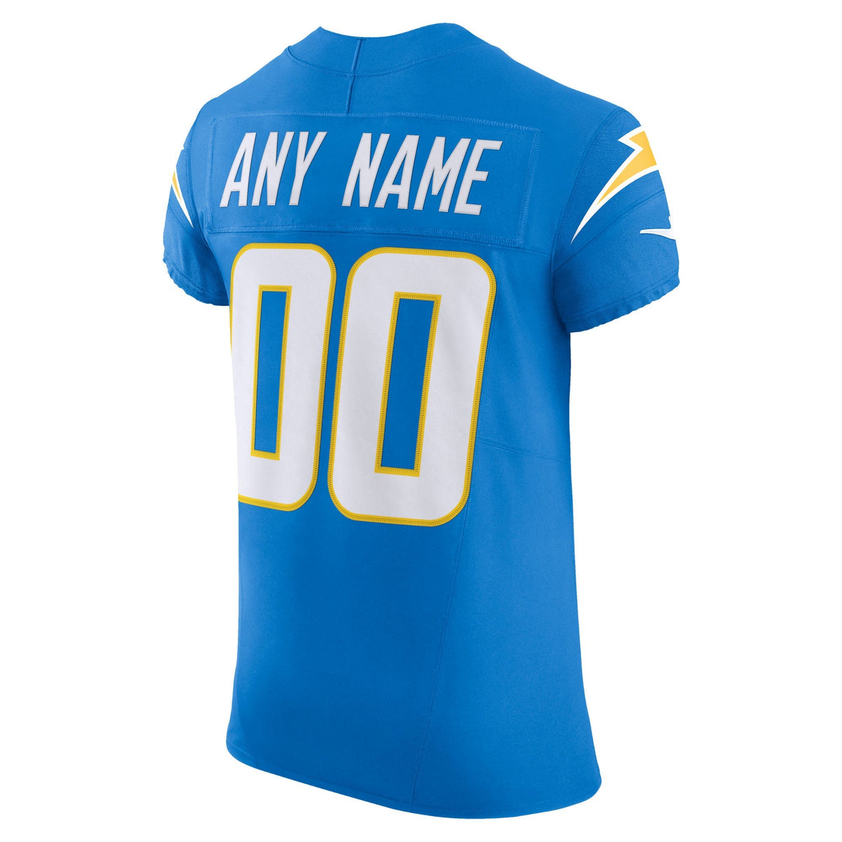 Los Angeles Chargers Powder Blue Stitched Elite Custom Jersey
