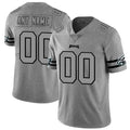 Custom Philadelphia Eagles 2019 Gray Gridiron Gray Stitched Limited Stitched Jerseys