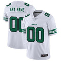 Custom New York Jets White Team Stitched Limited Jersey Stitched Jerseys