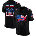 Custom Buffalo Bills Football Black Limited Fashion Flag Stitched Football Jerseys
