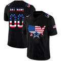 Custom Dallas Cowboys Football Black Limited Fashion Flag Stitched Football Jerseys