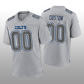 Custom Indianapolis Colts Gray Game Atmosphere Stitched Jerseys
