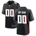 Atlanta Falcons Custom Game Jersey Black