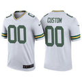 Custom Green Bay Packers White Custom Color Rush Legend Limited Stitched Jerseys