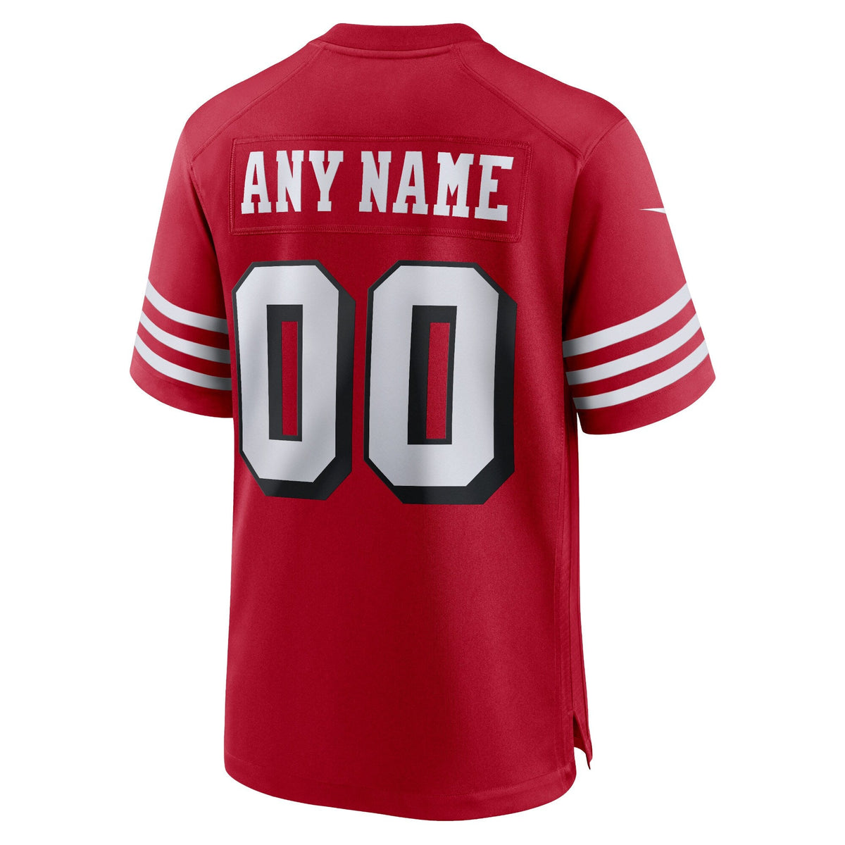 San Francisco 49ers Alternate Custom Game Jersey Scarlet