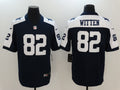 Mens Dallas Cowboys Jason Witten #82 Navy Alternate Custom Game Jersey