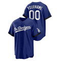 Mens Los Angeles Dodgers Royal Replica Custom Jersey